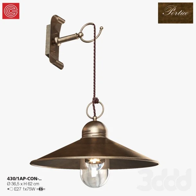 Bra Cremasco illuminazione, Portico art.430